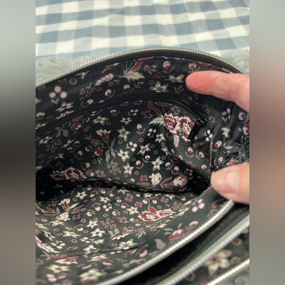 Vera Bradley Black Quilted Crossbody Bag with Adjustable Strap - Picture 3 of 4